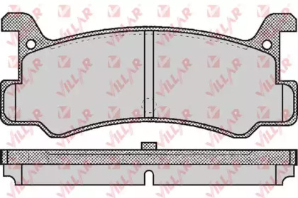 Комплект тормозных колодок (VILLAR: 626.0367)