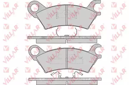 Комплект тормозных колодок (VILLAR: 626.0370)
