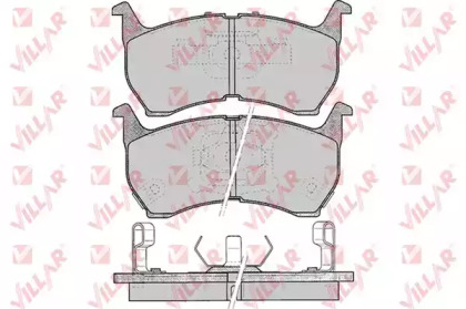 Комплект тормозных колодок (VILLAR: 626.0371)