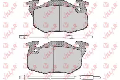 Комплект тормозных колодок (VILLAR: 626.0384)