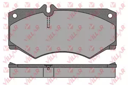 Комплект тормозных колодок (VILLAR: 626.0408)