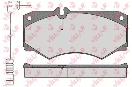 Комплект тормозных колодок (VILLAR: 626.0408A)