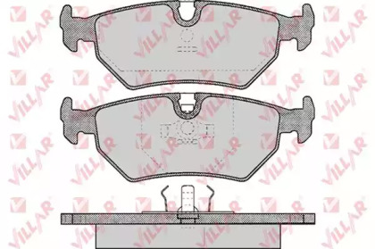 Комплект тормозных колодок (VILLAR: 626.0418)