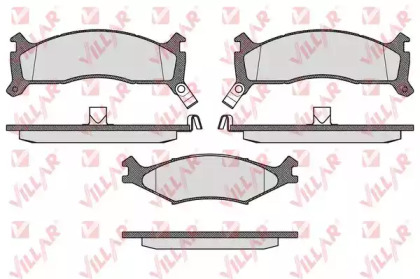 Комплект тормозных колодок (VILLAR: 626.0426)
