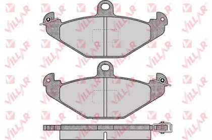 Комплект тормозных колодок (VILLAR: 626.0427)