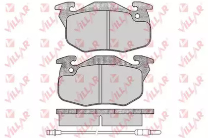 Комплект тормозных колодок (VILLAR: 626.0435)