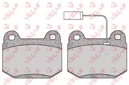 Комплект тормозных колодок (VILLAR: 626.0441)