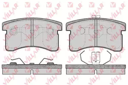 Комплект тормозных колодок (VILLAR: 626.0458)
