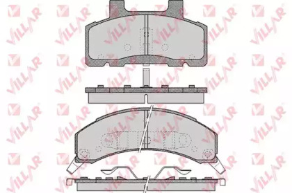 Комплект тормозных колодок (VILLAR: 626.0460)