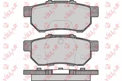 Комплект тормозных колодок (VILLAR: 626.0505)