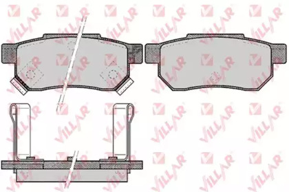 Комплект тормозных колодок (VILLAR: 626.0506)