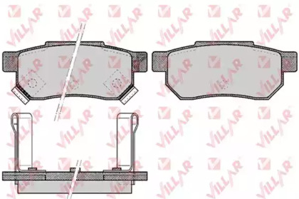 Комплект тормозных колодок (VILLAR: 626.0507)