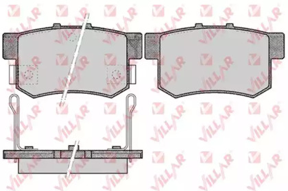 Комплект тормозных колодок (VILLAR: 626.0508)