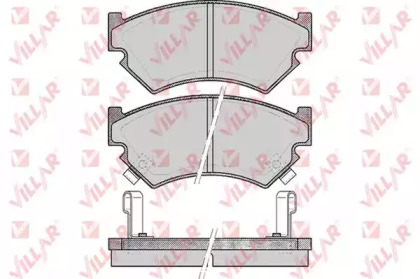 Комплект тормозных колодок (VILLAR: 626.0521)
