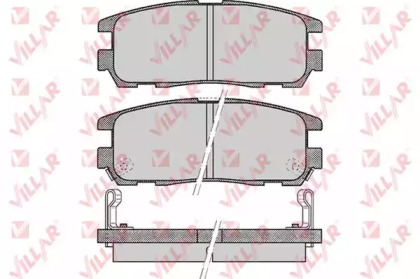 Комплект тормозных колодок (VILLAR: 626.0524)