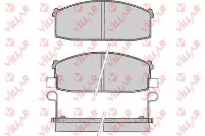Комплект тормозных колодок (VILLAR: 626.0527)