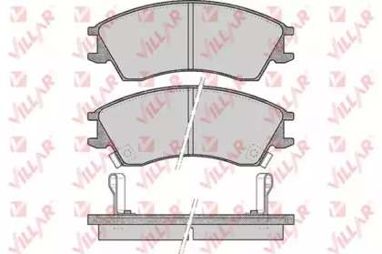 Комплект тормозных колодок (VILLAR: 626.0543)