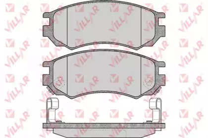 Комплект тормозных колодок (VILLAR: 626.0548)