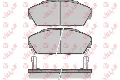 Комплект тормозных колодок (VILLAR: 626.0555)