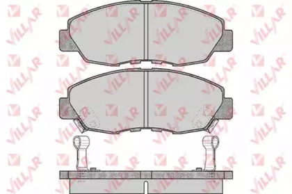 Комплект тормозных колодок (VILLAR: 626.0566)