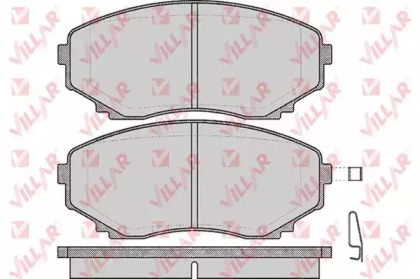 Комплект тормозных колодок (VILLAR: 626.0570)