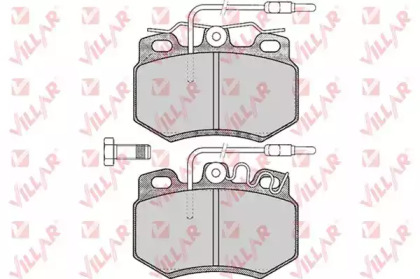 Комплект тормозных колодок (VILLAR: 626.0585)