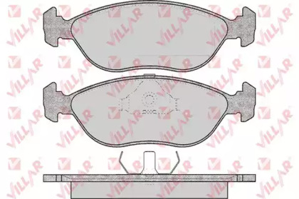 Комплект тормозных колодок (VILLAR: 626.0592)