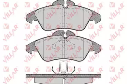 Комплект тормозных колодок (VILLAR: 626.0608)