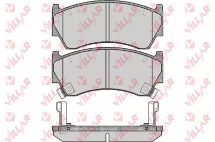 Комплект тормозных колодок (VILLAR: 626.0617)