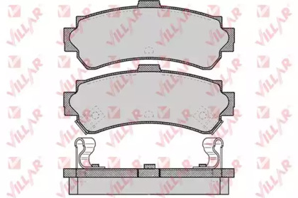 Комплект тормозных колодок (VILLAR: 626.0624)