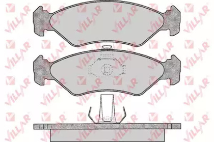 Комплект тормозных колодок (VILLAR: 626.0625)