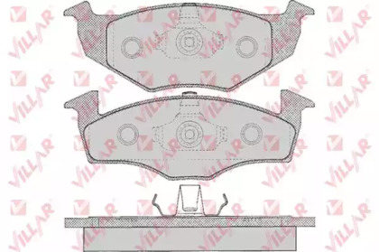 Комплект тормозных колодок (VILLAR: 626.0627)