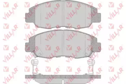 Комплект тормозных колодок (VILLAR: 626.0641)
