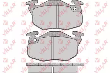 Комплект тормозных колодок (VILLAR: 626.0642)
