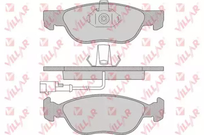 Комплект тормозных колодок (VILLAR: 626.0646)