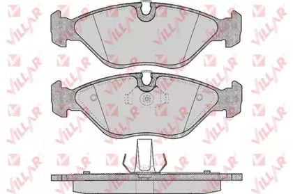 Комплект тормозных колодок (VILLAR: 626.0656)