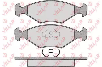Комплект тормозных колодок (VILLAR: 626.0679)