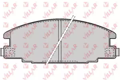 Комплект тормозных колодок (VILLAR: 626.0685)