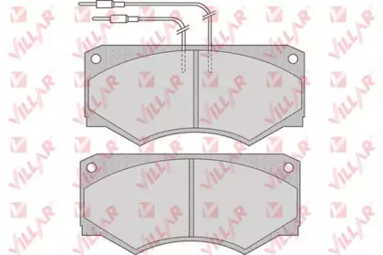 Комплект тормозных колодок (VILLAR: 626.0733)
