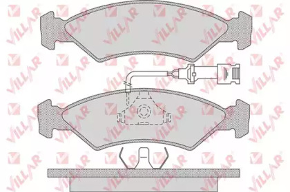 Комплект тормозных колодок (VILLAR: 626.0734)
