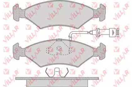 Комплект тормозных колодок (VILLAR: 626.0735)