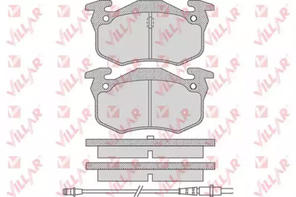 Комплект тормозных колодок (VILLAR: 626.0738)