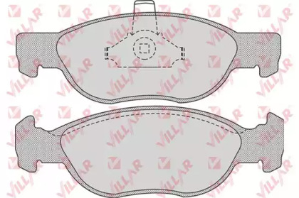 Комплект тормозных колодок (VILLAR: 626.0740)