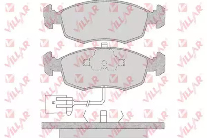 Комплект тормозных колодок (VILLAR: 626.0744)