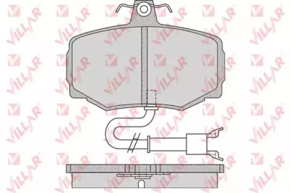Комплект тормозных колодок (VILLAR: 626.0753)