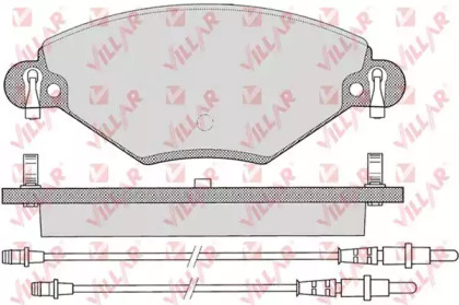 Комплект тормозных колодок (VILLAR: 626.0793)