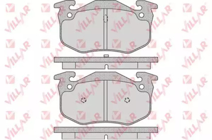 Комплект тормозных колодок (VILLAR: 626.0801)