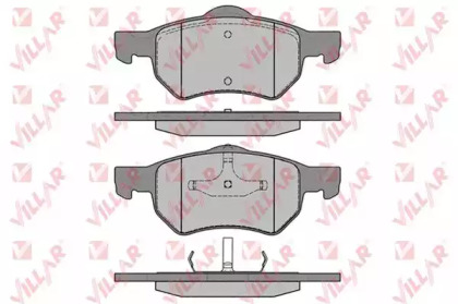 Комплект тормозных колодок (VILLAR: 626.0841)