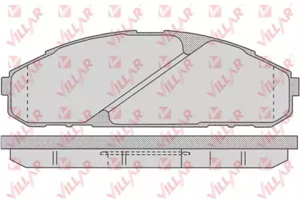 Комплект тормозных колодок (VILLAR: 626.0844)