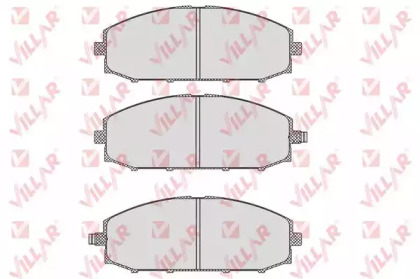 Комплект тормозных колодок (VILLAR: 626.0845)